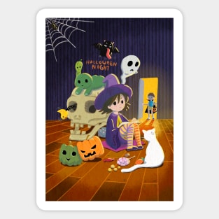 Halloween Night (Game Poster) Sticker